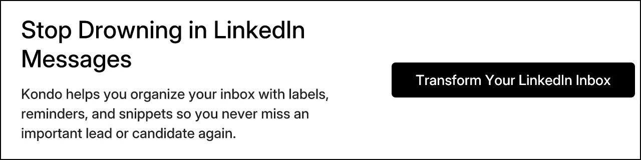 Stop Drowning in LinkedIn Messages