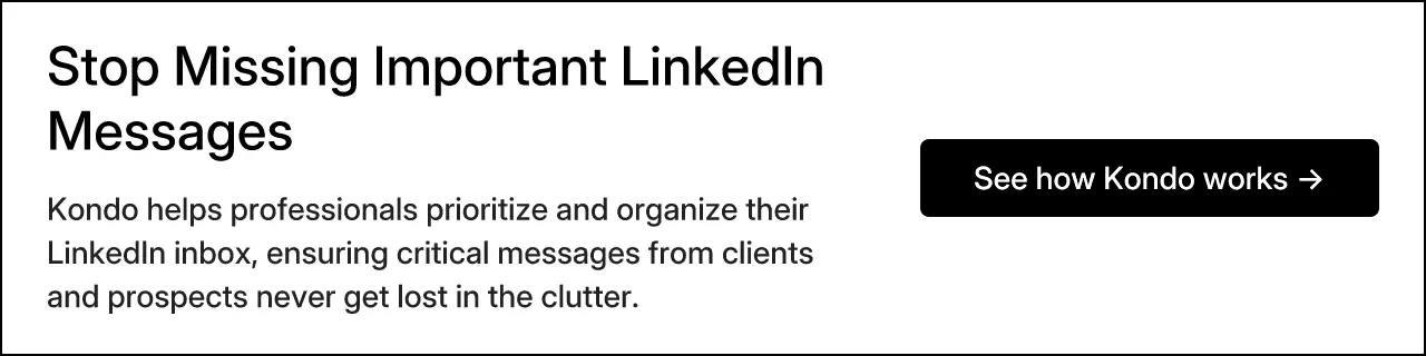 Stop Missing Important LinkedIn Messages