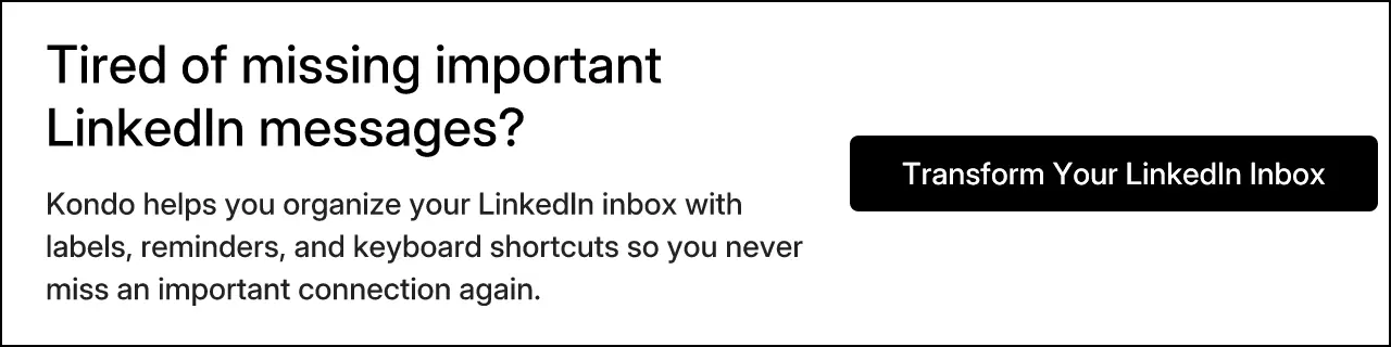 Tired of missing important LinkedIn messages?