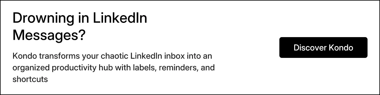 Drowning in LinkedIn Messages?