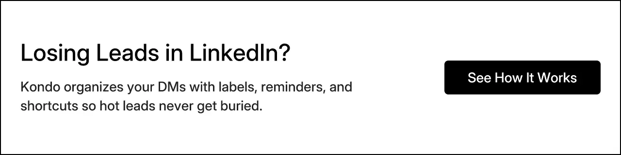 Losing Leads in LinkedIn?