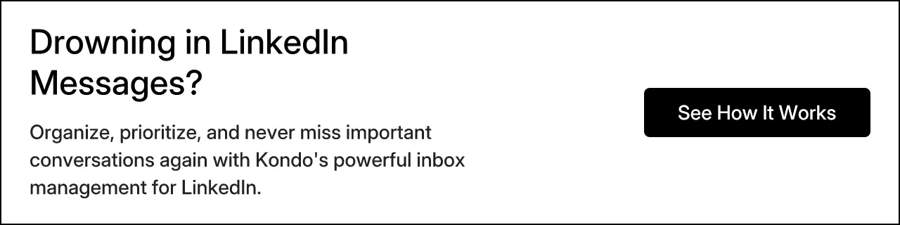 Drowning in LinkedIn Messages?
