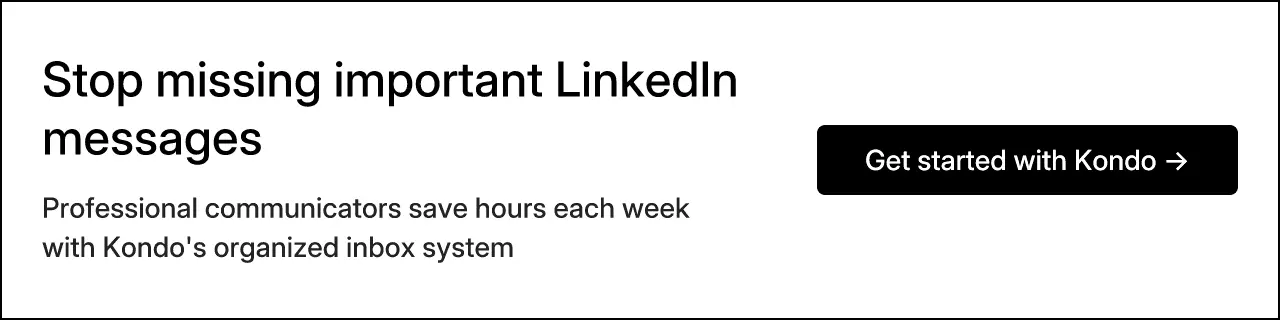 Stop missing important LinkedIn messages