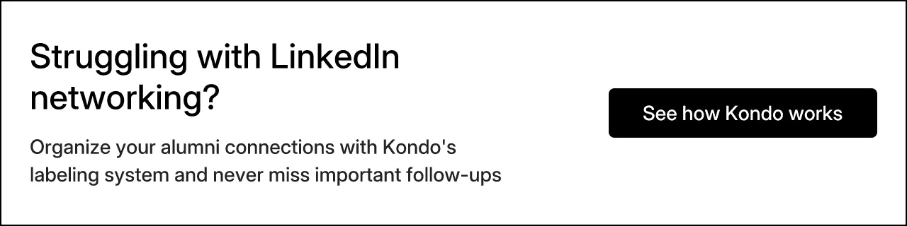Struggling with LinkedIn networking?