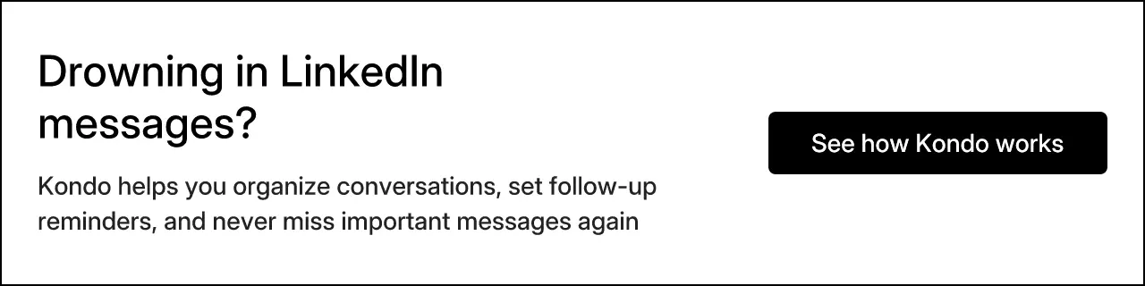 Drowning in LinkedIn messages?