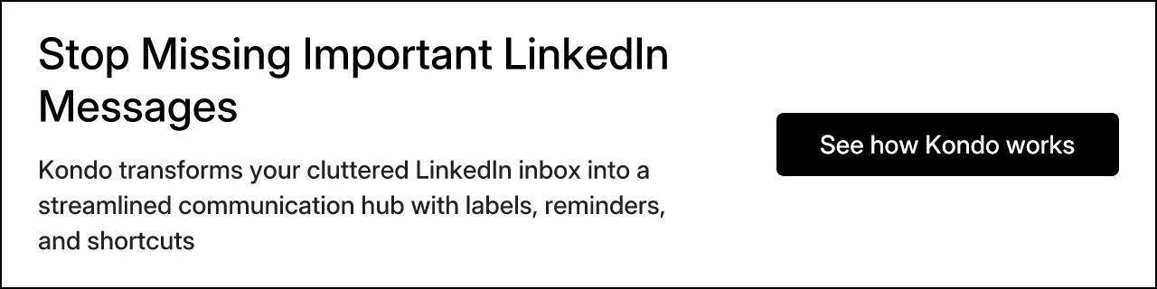 Stop Missing Important LinkedIn Messages