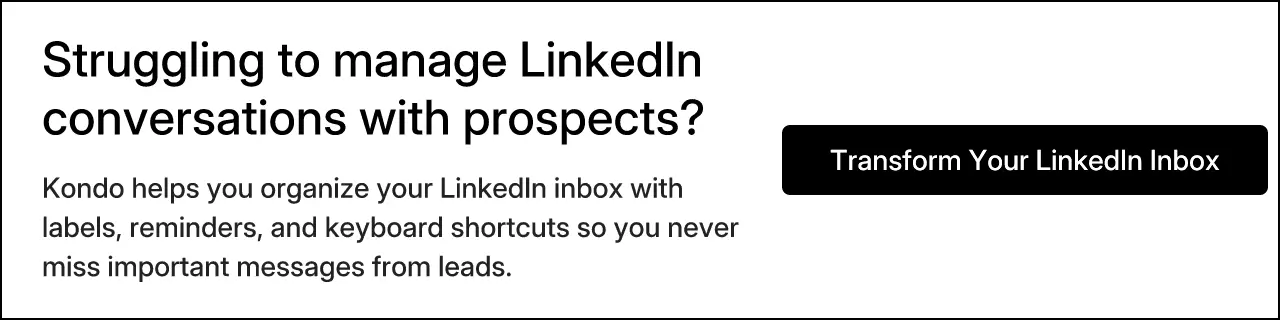Struggling to manage LinkedIn conversations with prospects?