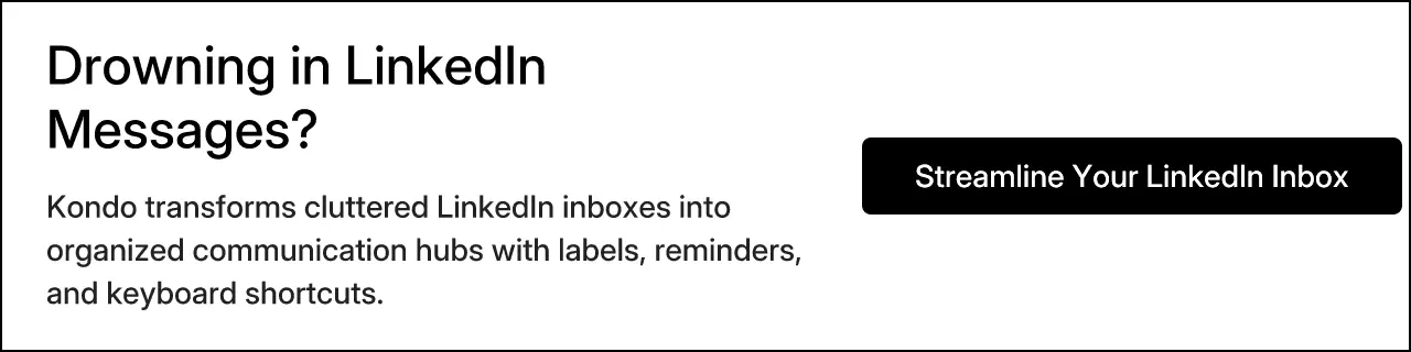 Drowning in LinkedIn Messages?