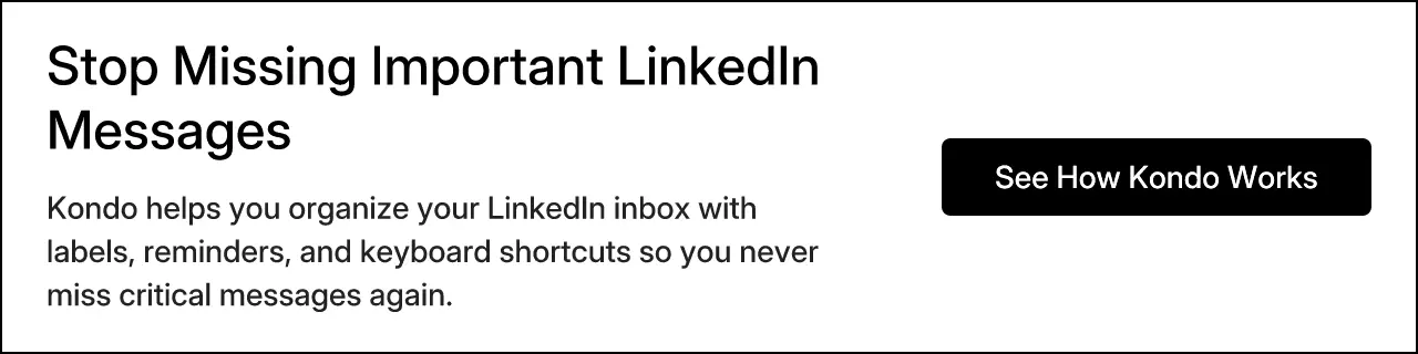 Stop Missing Important LinkedIn Messages