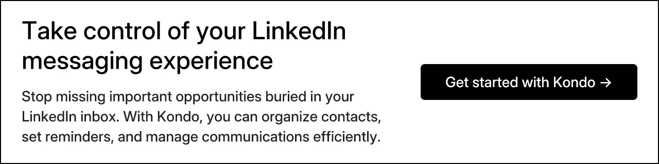 Take control of your LinkedIn messaging experience