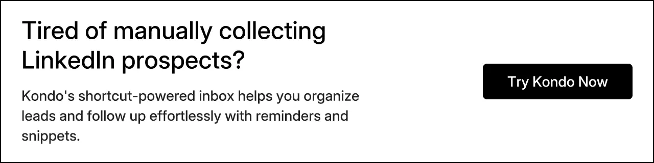 Tired of manually collecting LinkedIn prospects?
