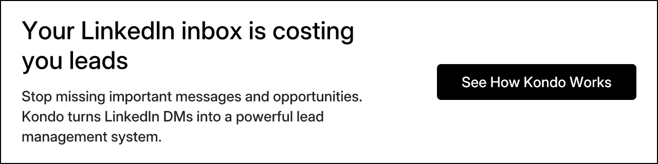 Your LinkedIn inbox is costing you leads