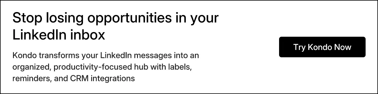 Stop losing opportunities in your LinkedIn inbox