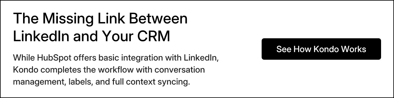 The Missing Link Between LinkedIn and Your CRM