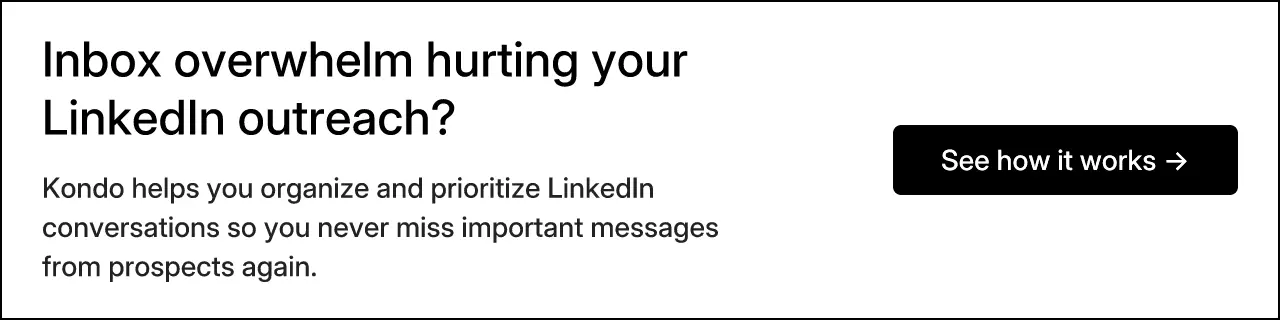 Inbox overwhelm hurting your LinkedIn outreach?