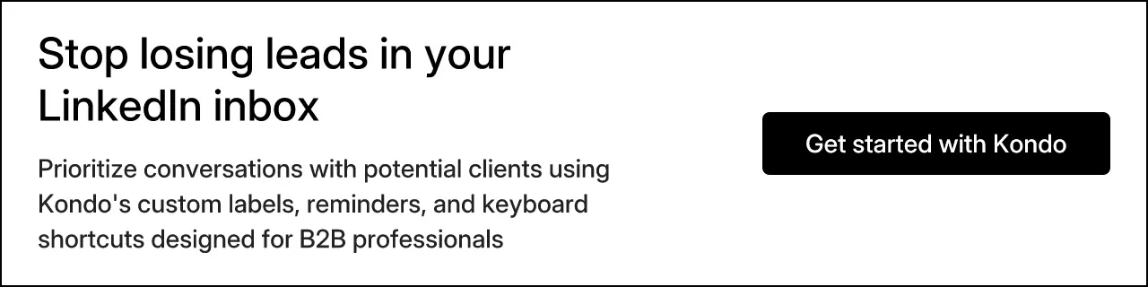 Stop losing leads in your LinkedIn inbox