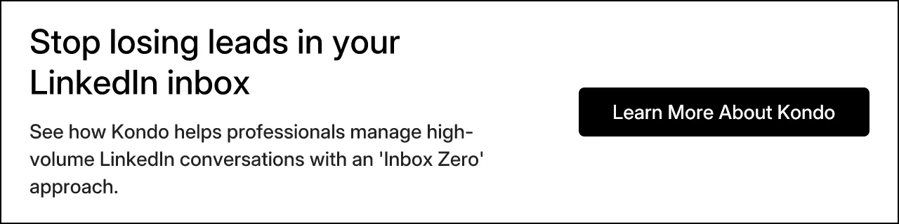 Stop losing leads in your LinkedIn inbox