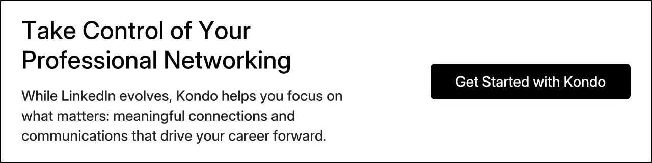 Take Control of Your Professional Networking