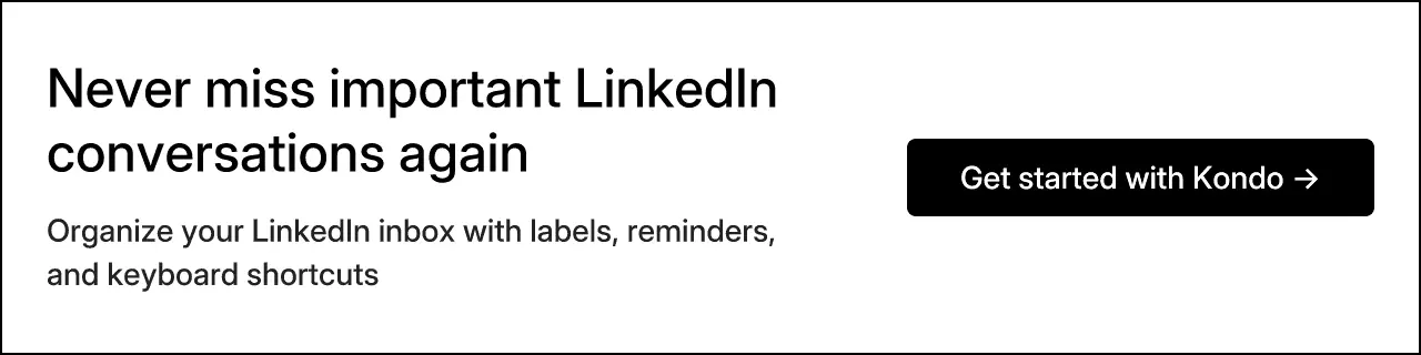 Never miss important LinkedIn conversations again