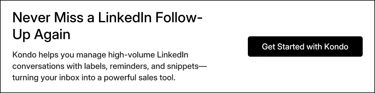 Never Miss a LinkedIn Follow-Up Again