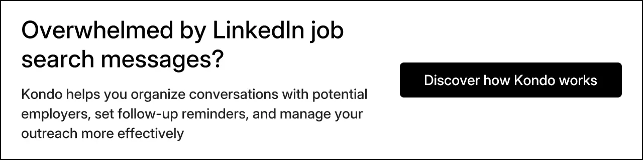 Overwhelmed by LinkedIn job search messages?