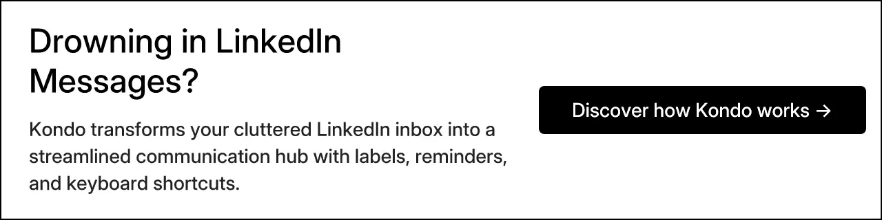 Drowning in LinkedIn Messages?