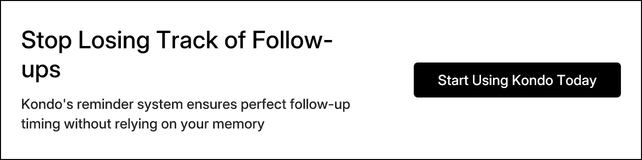 Stop Losing Track of Follow-ups