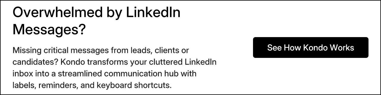 Overwhelmed by LinkedIn Messages?