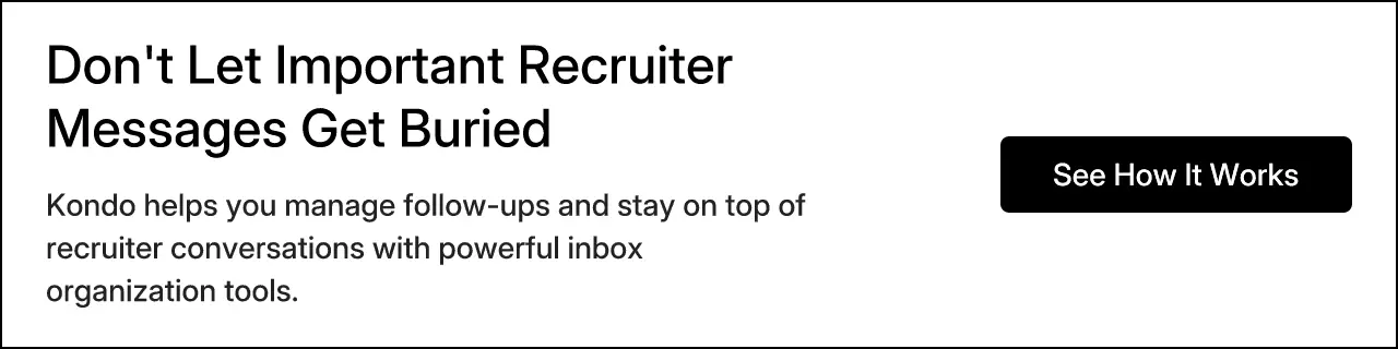 Don't Let Important Recruiter Messages Get Buried