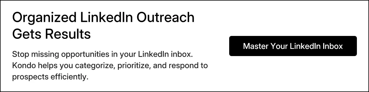 Organized LinkedIn Outreach Gets Results