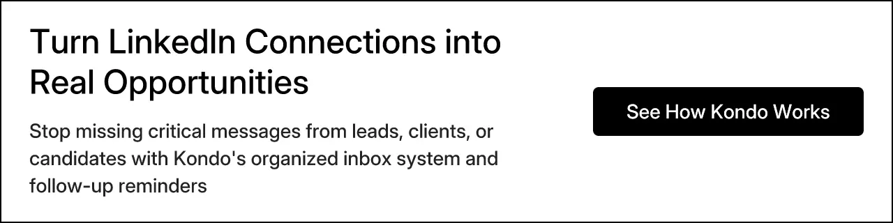 Turn LinkedIn Connections into Real Opportunities
