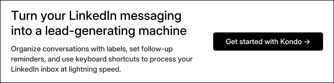 Turn your LinkedIn messaging into a lead-generating machine