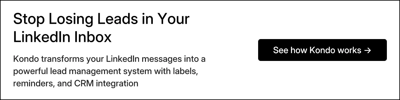 Stop Losing Leads in Your LinkedIn Inbox