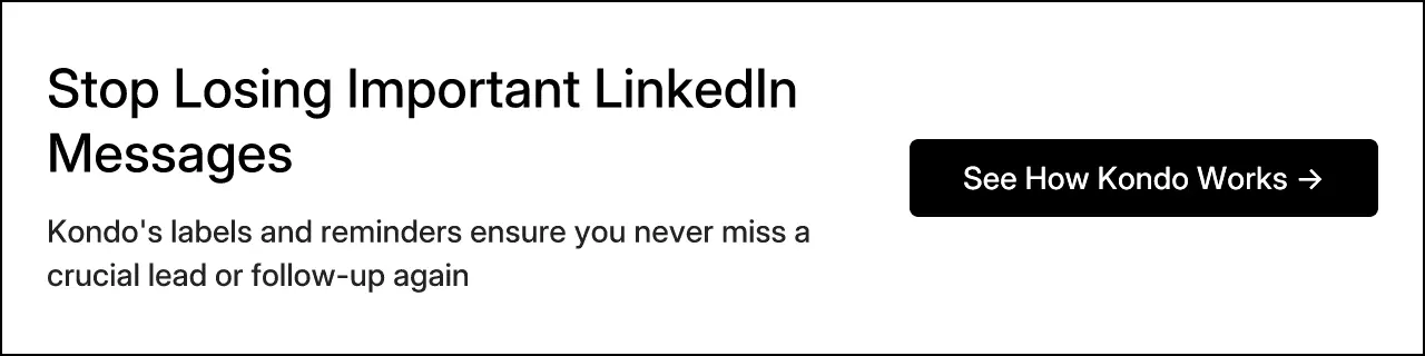 Stop Losing Important LinkedIn Messages