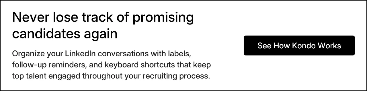 Never lose track of promising candidates again