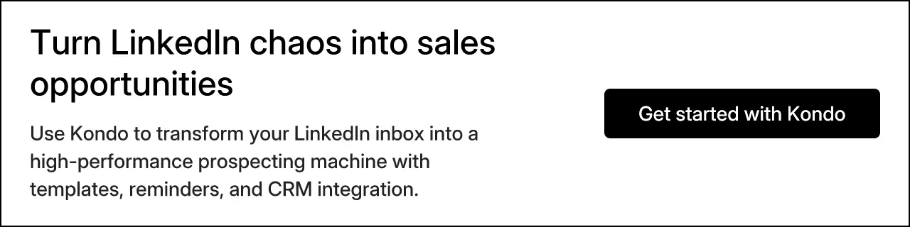 Turn LinkedIn chaos into sales opportunities