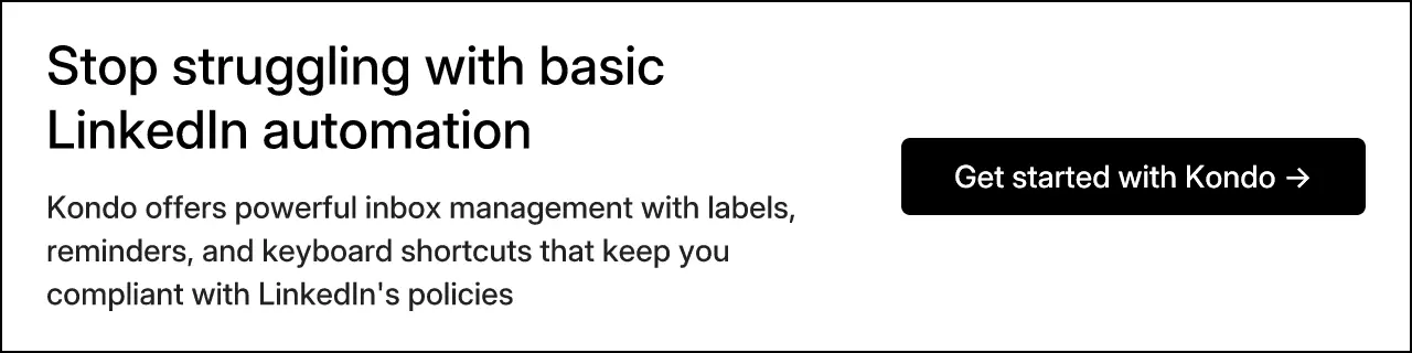 Stop struggling with basic LinkedIn automation