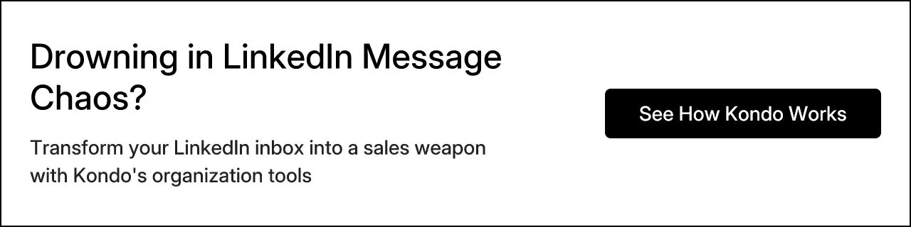 Drowning in LinkedIn Message Chaos?