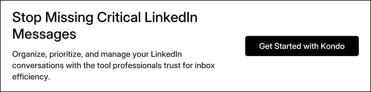 Stop Missing Critical LinkedIn Messages