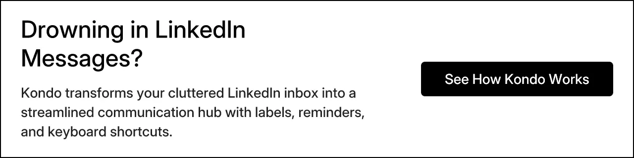 Drowning in LinkedIn Messages?