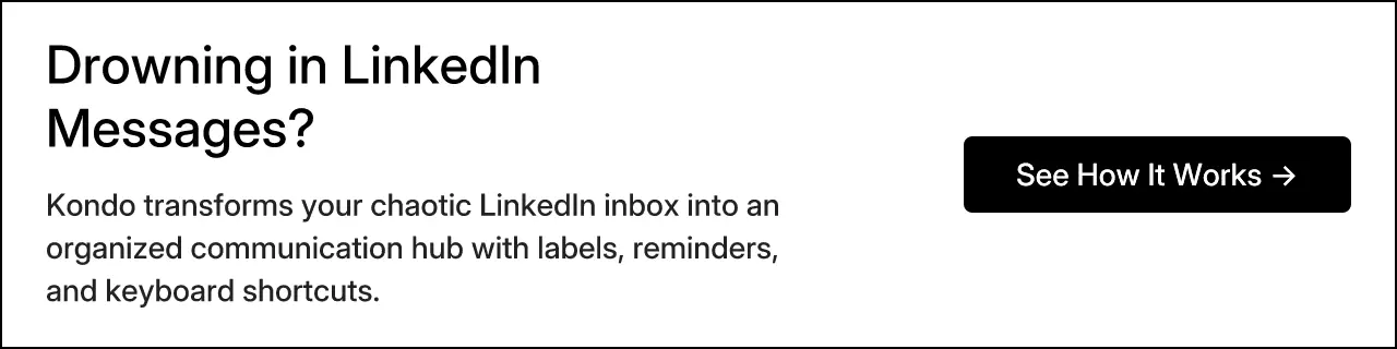 Drowning in LinkedIn Messages?