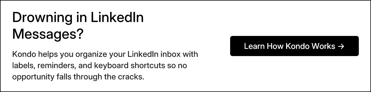 Drowning in LinkedIn Messages?