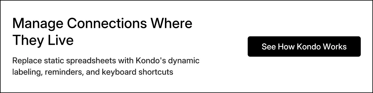 Manage Connections Where They Live