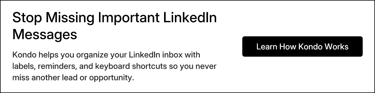 Stop Missing Important LinkedIn Messages