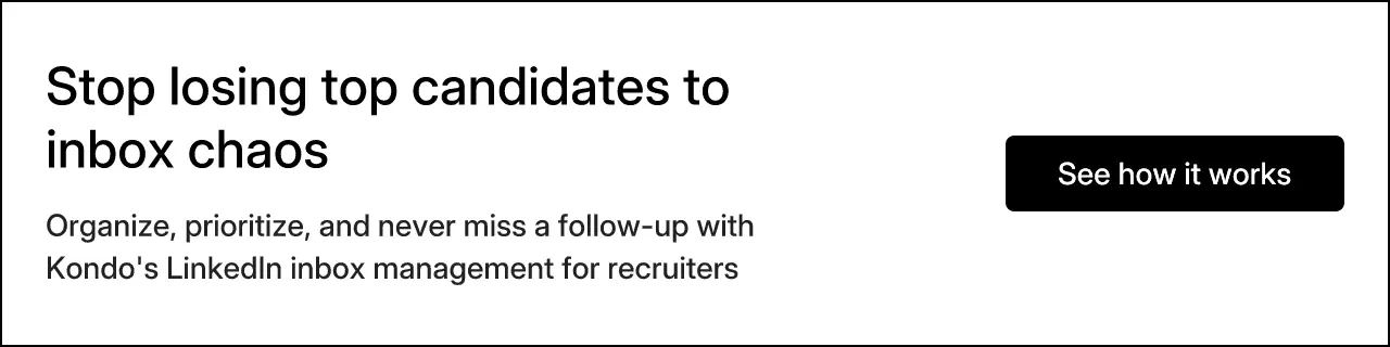 Stop losing top candidates to inbox chaos