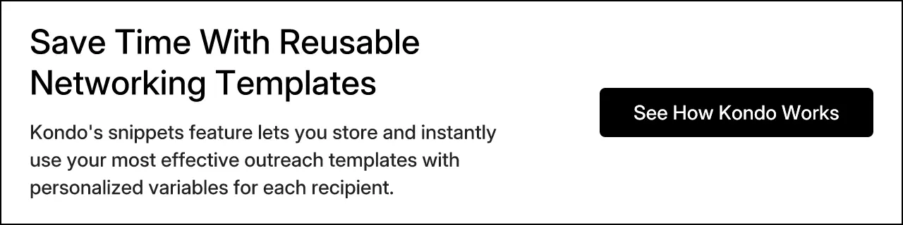 Save Time With Reusable Networking Templates