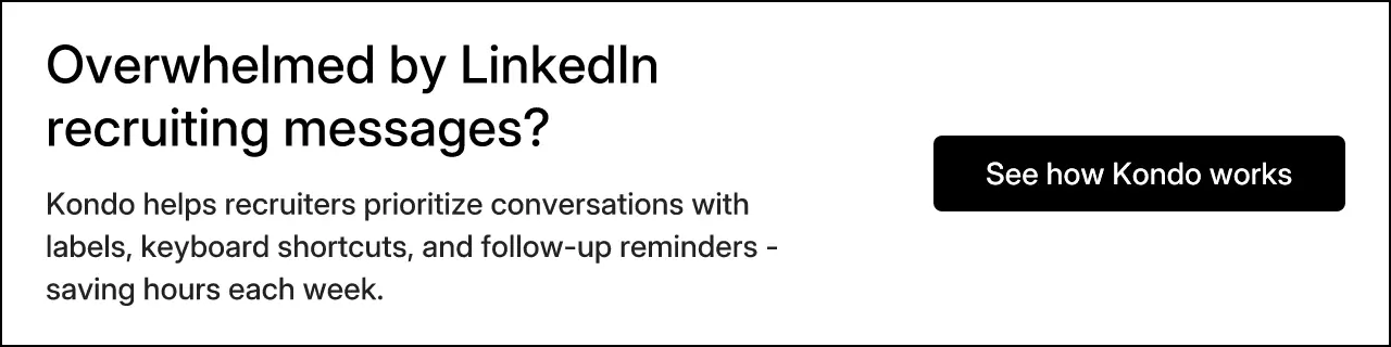 Overwhelmed by LinkedIn recruiting messages?
