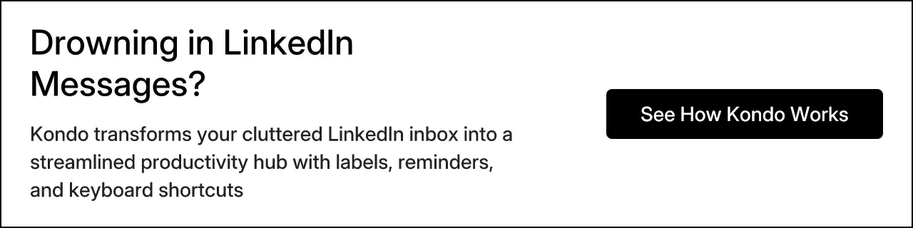 Drowning in LinkedIn Messages?