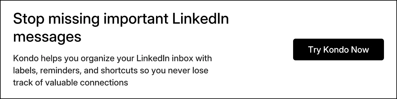 Stop missing important LinkedIn messages
