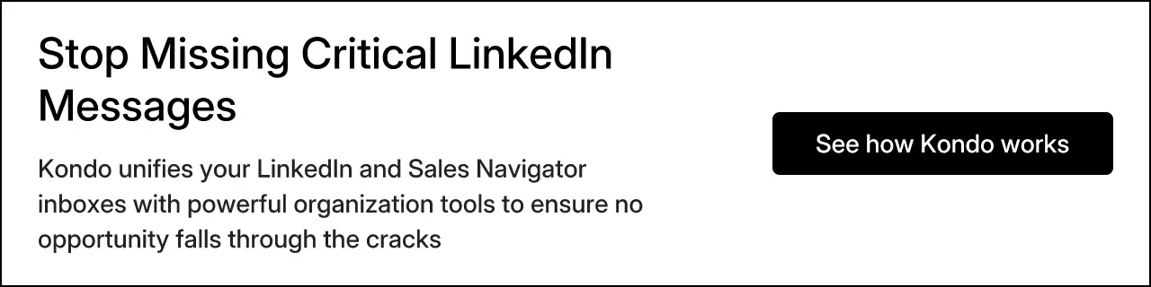 Stop Missing Critical LinkedIn Messages